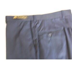 Jack Victor 1913 Luxury Collection Loro Piania 130s Wool Flat Front Navy